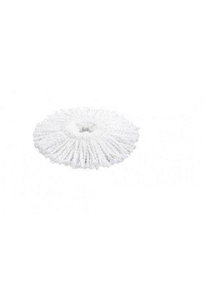 WIS Set of 10 refills for pedalless rotary mop, white + Set of 3 microfiber towels 40 x 40 cm