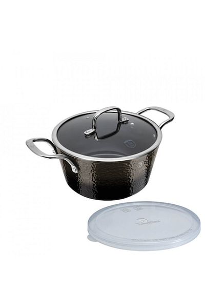 OEM Oala cu capac 20 cm, Shine Basalt Collection
