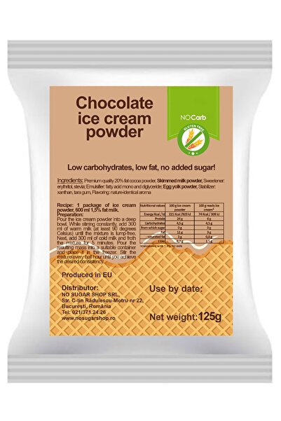 Perfect Keto Ketojenik, çikolatalı dondurma tozu 0 şeker Düşük Karbonhidratlı...