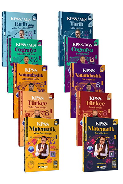 Yediiklim Yayınları 2026 Kpss Atölye Serisi Gy-gk Video Ders Notları Ve Soru ...