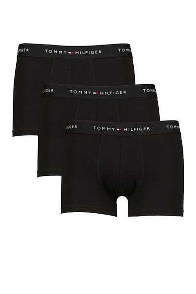 Tommy Hilfiger , Set de boxeri cu banda logo in talie - 3 perechi, Negru, 2XL