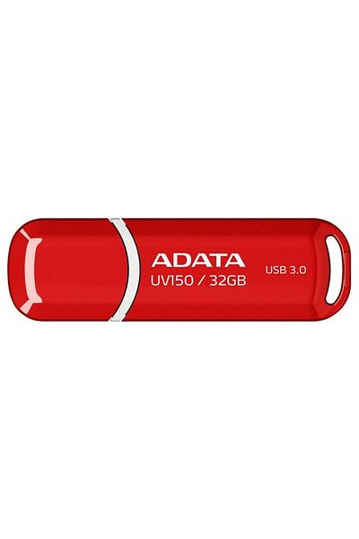 Adata Auv150-rrd Usb Stick, 32gb, Usb 2.0, Metal Case, Red
