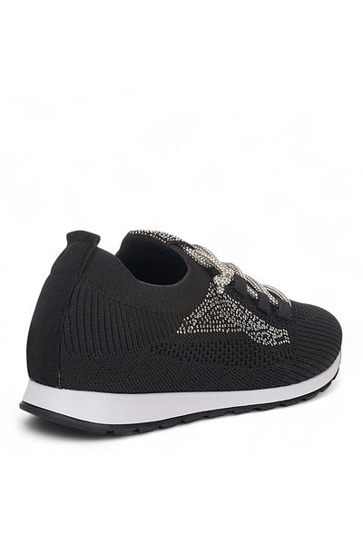 Servet Servet_Z_Babet_2501 Black Summer Ballerina Shoes