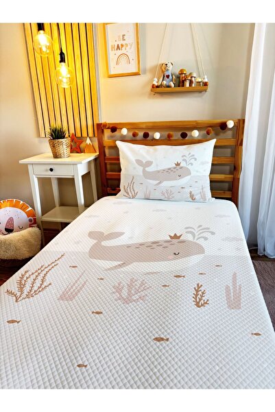 milroma طقم بيكيه مفرد مطبوع للأطفال والرضع مقاس 160x220 سم