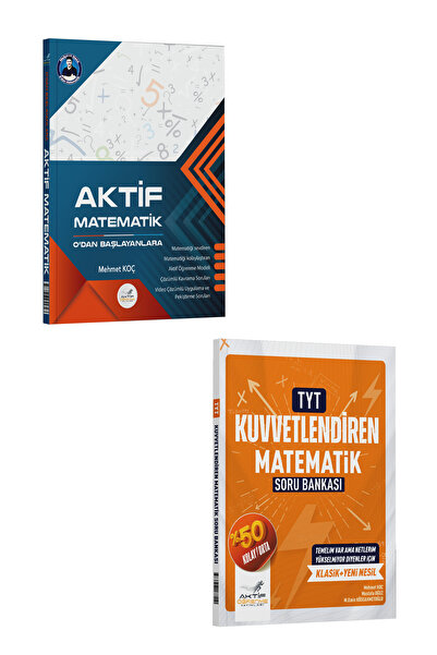Aktif Öğrenme Yayınları 0'dan Başlayan Matematik ve TYT Kuvvetlendiren Matema...