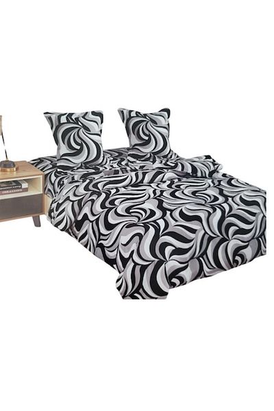 OEM Double Bed Linen Set, 4 Pieces, Cotton, C9