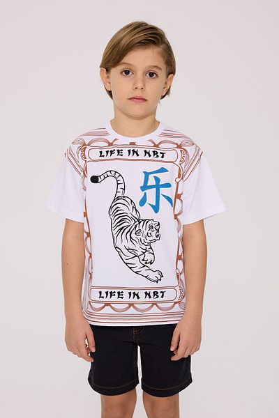 Nebbati Boy White Tshirt