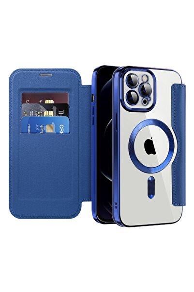 SKYDDAR INNOVATION Husă pentru iPhone 12 Pro, SmartMag Book, Magsafe, RFiD, s...