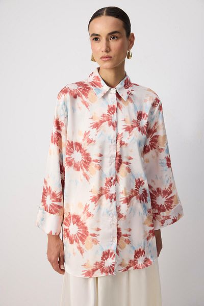 Touché Privé CAMASĂ DE SATIN CU MODEL