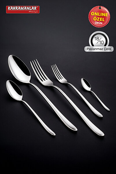 Kahramanlar Deniz 60 Parça Çatal Kaşık Takımı