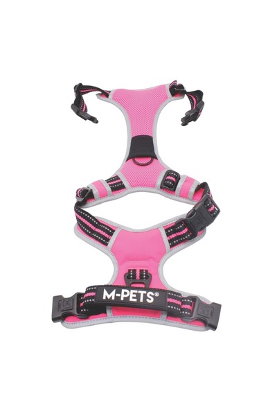 M-PETS Hiking Reflective Soft Backpack Pink (XL)