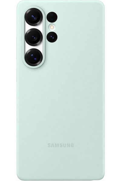 Samsung Galaxy S25 Ultra Genuine Silicone Phone Case, Mint