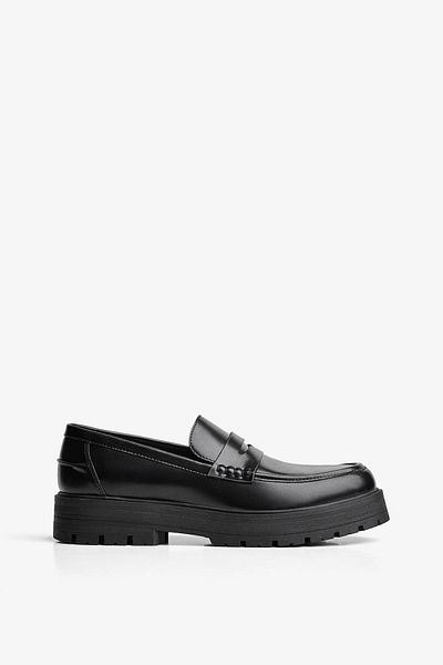 Bershka Chunky sole loafers
