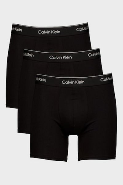 Calvin Klein , Set of boxers with plain design - 3 pairs, Dark Grey, M