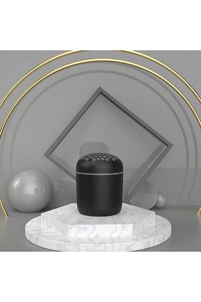 JSJZ Mini portable speaker with LED lights gray