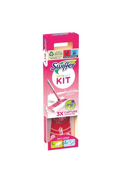Swiffer Set mop 8 rezerve uscate + 3 rezerve umede