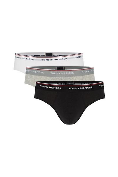 Tommy Hilfiger , Set of underwear - 3 pairs, Black/Grey mélange/White, S