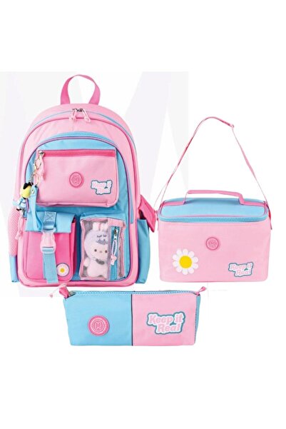 MUGGLE Rucsac amuzant pentru școală 2020 cu 3 compartimente, cutie de prânz, suport pentru stilou