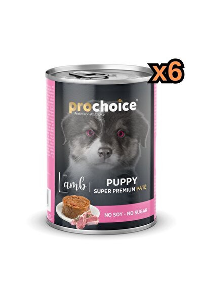 ProChoice Yavru Köpekler İçin, Kuzu Etli Ve Pirinçli Ezme 6x400 gr