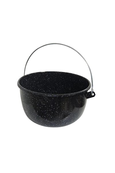 OEM Enamel Pot, Black, 22 cm, 3L