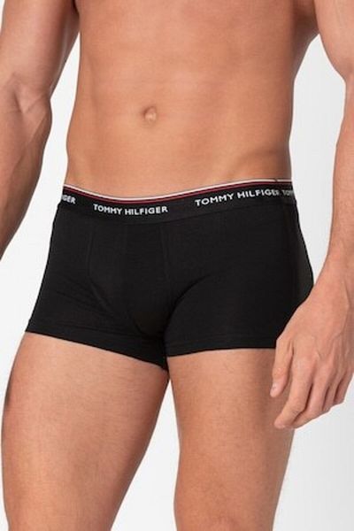 Tommy Hilfiger Boxer Set - 3 Pieces, Black/White/Grey Melange, 2XL