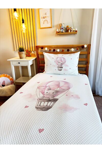 milroma طقم بيكيه مفرد مطبوع للأطفال والرضع مقاس 160x220 سم