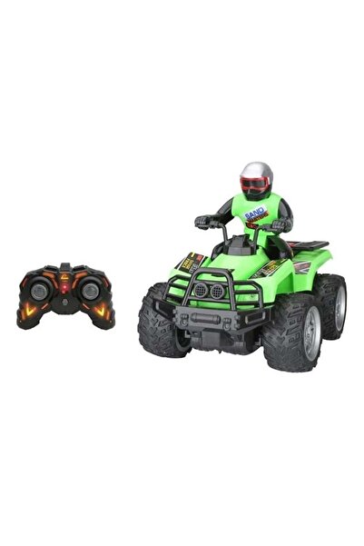 divendi-ro ATV cu telecomandă și șofer, cu sunet și lumină, 31x19x23cm, verde...