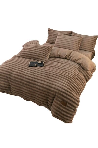 OEM Double bed linen set Cocolino, 4 pieces, thick stripes 5 cm