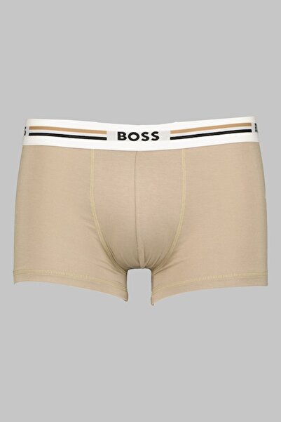 BOSS , Set of boxers with logo - 3 pairs, Black, Beige, Navy Blue, L