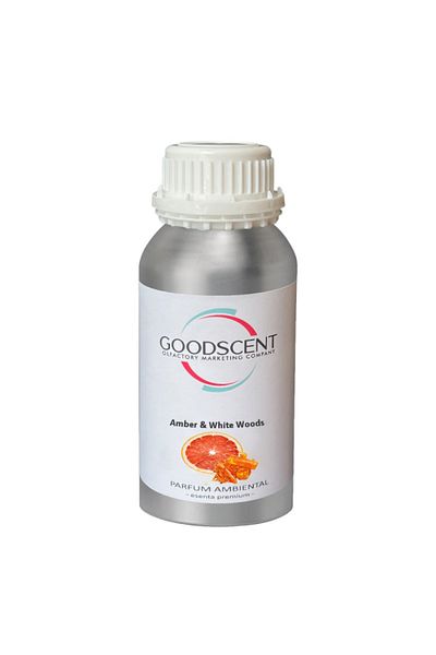 Good Scent Esenta Parfum Ambiental, Aroma Amber & White Woods, 500 G