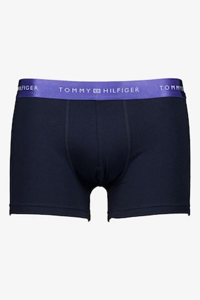 Tommy Hilfiger , Set of boxers with logo waistband - 3 pairs, Red, Burgundy, Navy, 2XL