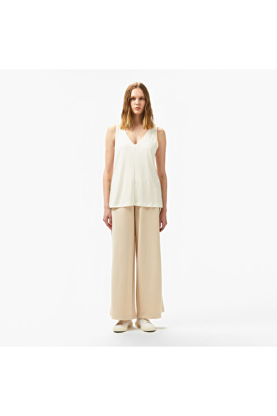 Nautica Kadın Krem Regular Fit Eşofman Altı