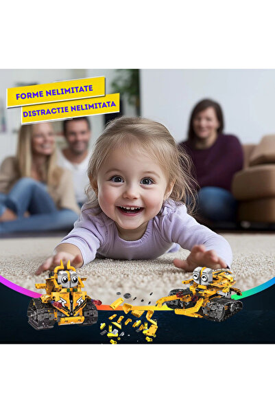 RaSteff Construction Set Robot 5-in-1, RaSteff™, 269 Pieces, STEM, For Kids, Robotics, Age 6+