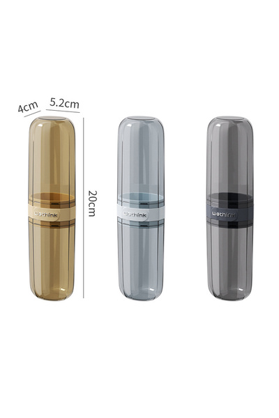 Choice مجموعة من 3 قطع من معجون الأسنان المحمول على شكل حرف B، حامل فرشاة الأسنان، صندوق تخزين للسفر والتخييم