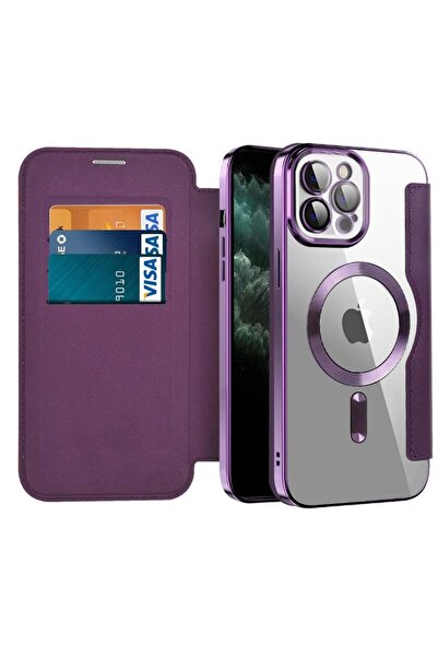 SKYDDAR INNOVATION Husă pentru iPhone 11 Pro Max, SmartMag Book, Magsafe, RFi...