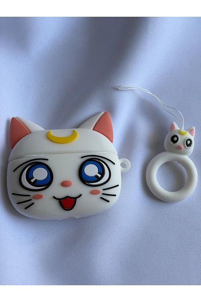 Bestofcase Thick Silicone Earphone Case with Cat Figure