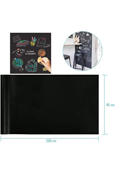 CCmax Black School Board CCmax, Writable and Adhesive Sticker, 450x2000 mm