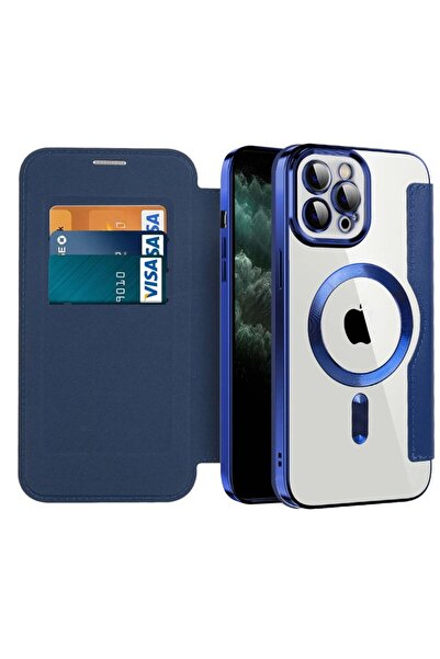 SKYDDAR INNOVATION Husă pentru iPhone 11 Pro Max, SmartMag Book, Magsafe, RFi...
