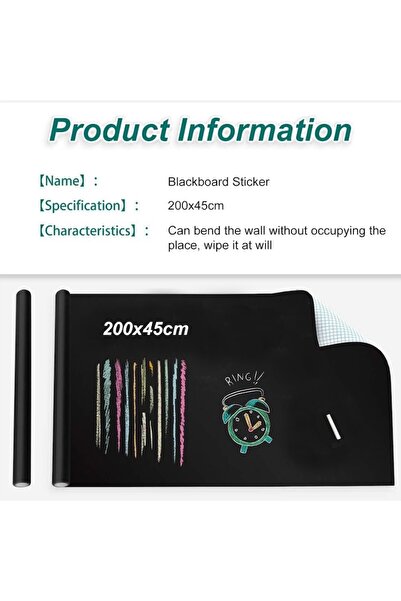 Axroad Mall Self-Adhesive Black Chalkboard, Axroad Mall