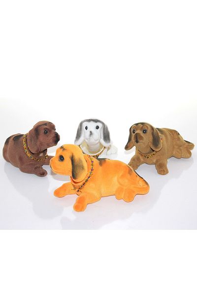 HEPBİMODA Head Shaking Dog Car Interior Ornament Dog Table Top Dog