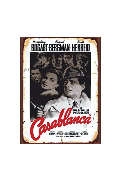 Komut Αφίσα ταινίας Καζαμπλάνκα |   Ρετρό Κλασική Αφίσα Κινηματογράφου