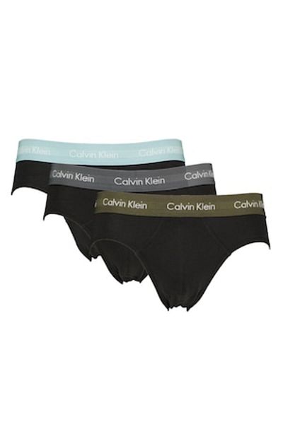 Calvin Klein , Set of Boxers with Logo Waistband - 3 Pairs, Black, Faded Black, M