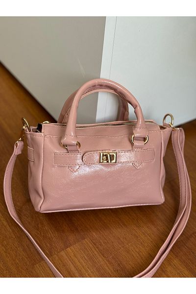 Bagnest Soft Leather Women's Hand and Shoulder Bag with Lock Detail