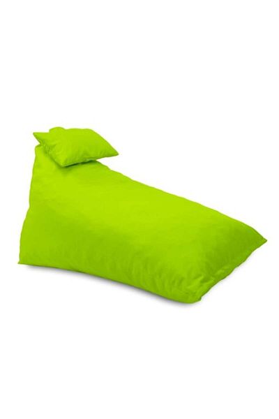 Pufrelax Fotoliu puf, Kudos, perna inclusa, material impermeabil, Green Neon
