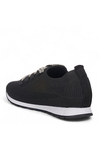 Servet Servet_Z_Babet_2501 Black Summer Ballerina Shoes