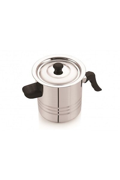 OEM Milk Pot, Stainless Steel with Stainless Steel Lid, 2.5L, Grunberg