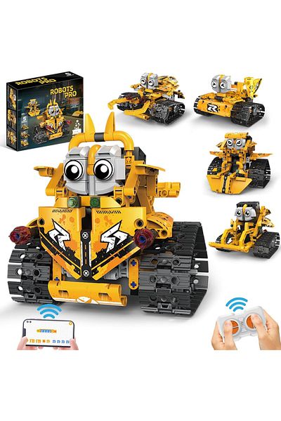 RaSteff Construction Set Robot 5-in-1, RaSteff™, 269 Pieces, STEM, For Kids, Robotics, Age 6+