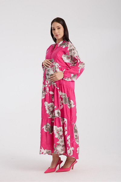 LİYACA Cotton Tisu Maternity Dress