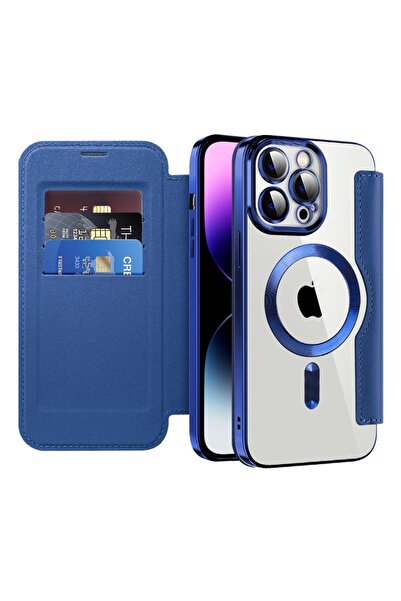 SKYDDAR INNOVATION Husă pentru iPhone 14 Pro Max, SmartMag Book, Magsafe, RFi...