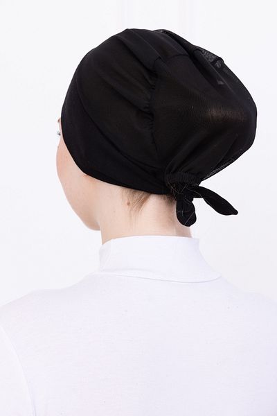 Loggia Summer Air Mesh Air Conditioner Fit Bonnet Seamless Black Suitable for Summer Women's Hijab Practical Underwear Bonnet